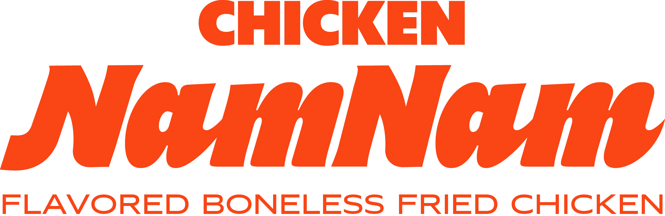 Chicken NamNam Logo with Tagline(Pantone 172 C)